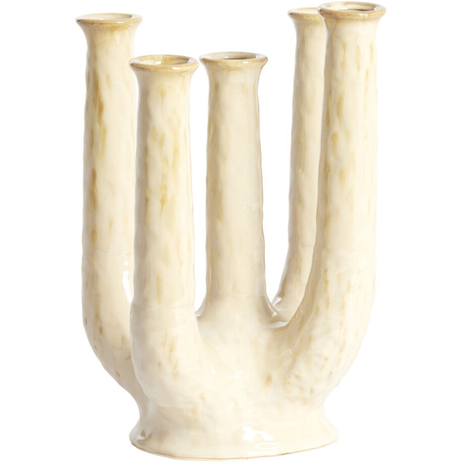 Light & Living - Vaas LEONJO - 22x16.5x30 cm - Bruin afbeelding 1