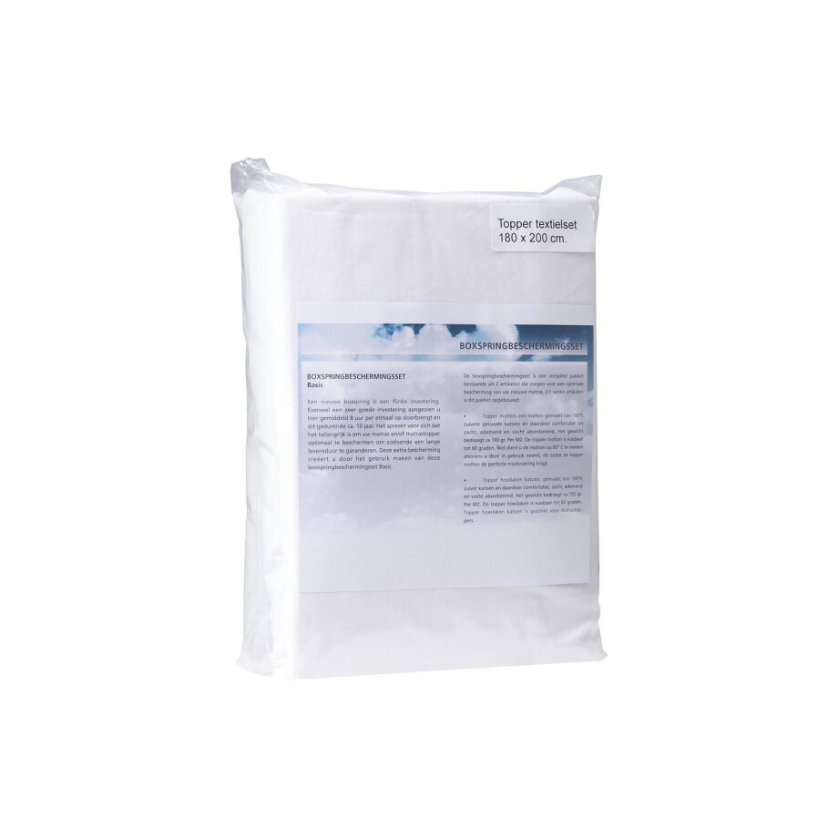 Goossens Boxspringbeschermingsset Infinity Bbs, (molton + hoeslaken) 180 x 210 cm katoen Goossens Boxspringbeschermingsset Infinity Bbs, (molton + hoeslaken) 180 x 210 cm katoen afbeelding 1
