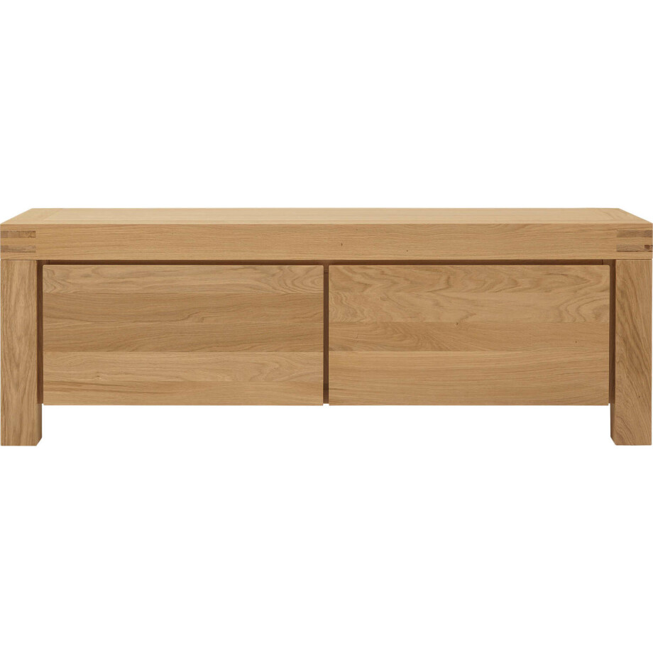 Goossens Tv Meubel Clear, 2 kleppen 45 cm diep Goossens Tv Meubel Clear, 2 kleppen 45 cm diep afbeelding 1