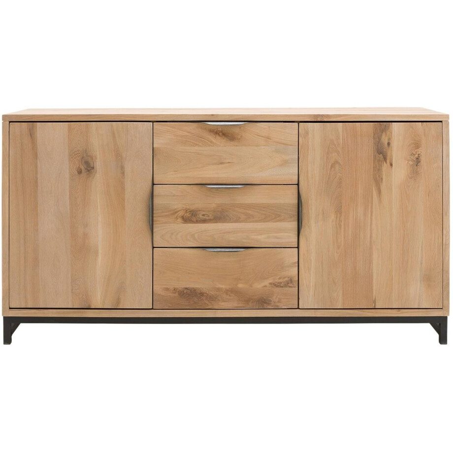Goossens Dressoir Max, 2 deuren 3 laden afbeelding 1