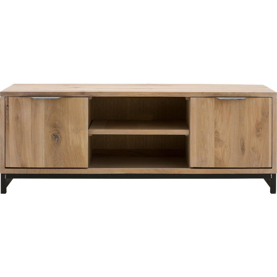 Goossens Tv Meubel Max, 2 deuren 1 open vak 40 cm diep Goossens Tv Meubel Max, 2 deuren 1 open vak 40 cm diep afbeelding 1