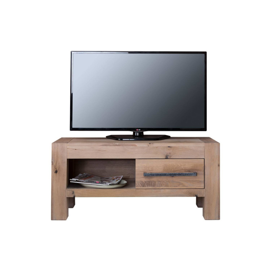 Goossens Tv Meubel Roots, 1 lade vsr 1 open vak vsl 45 cm diep afbeelding 1