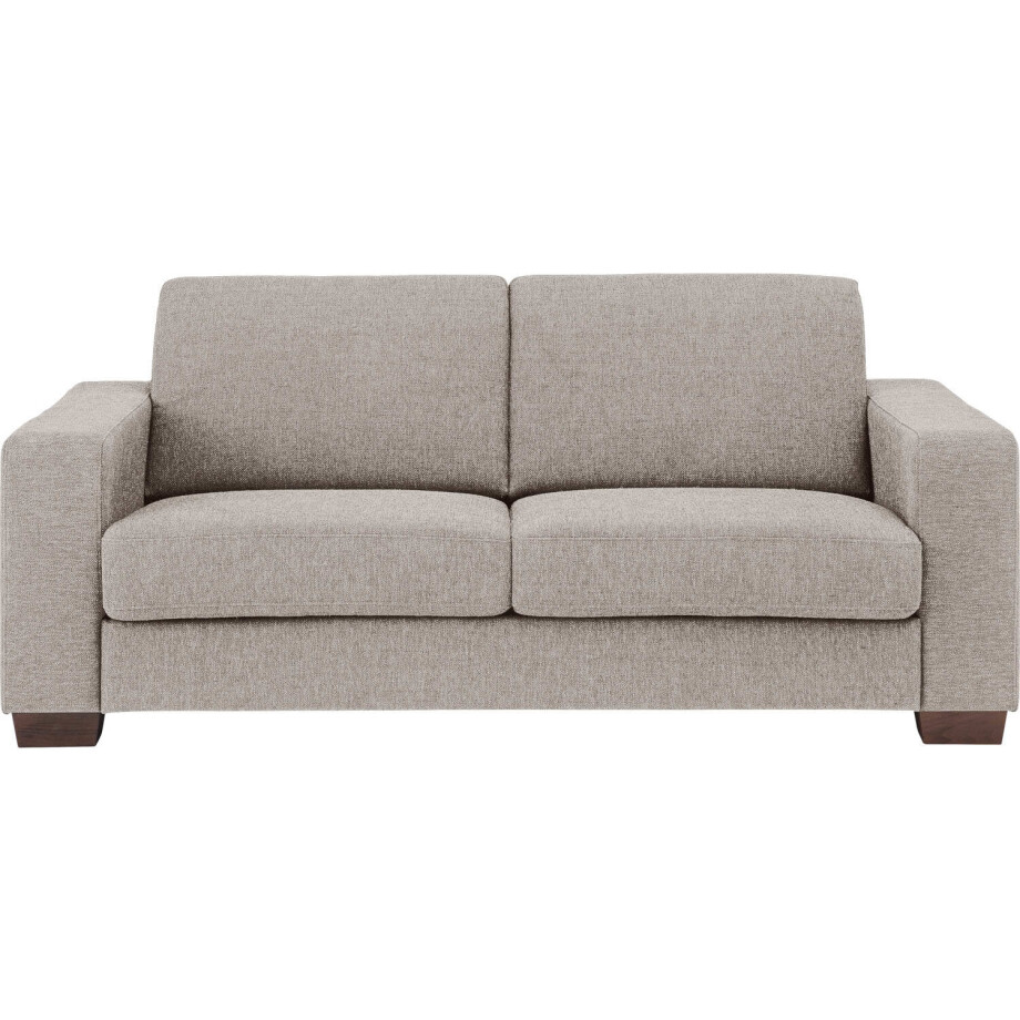 Goossens Bank N-joy Divana grijs, stof, 2,5-zits, stijlvol landelijk afbeelding 1