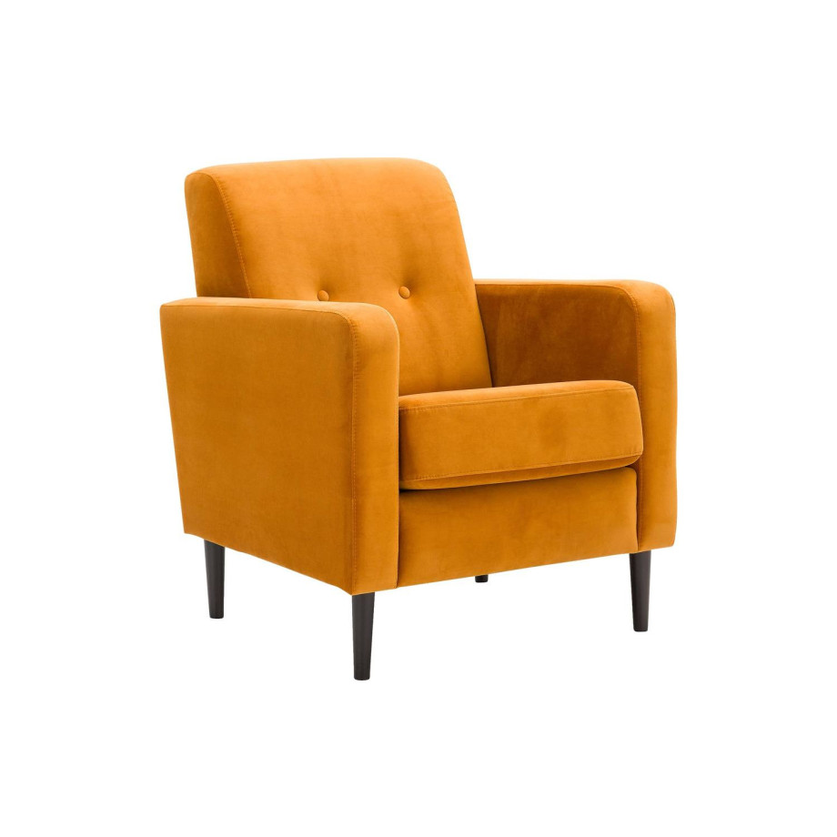 Goossens Fauteuil Hipp, Fauteuil 2 knopen in de rug afbeelding 1