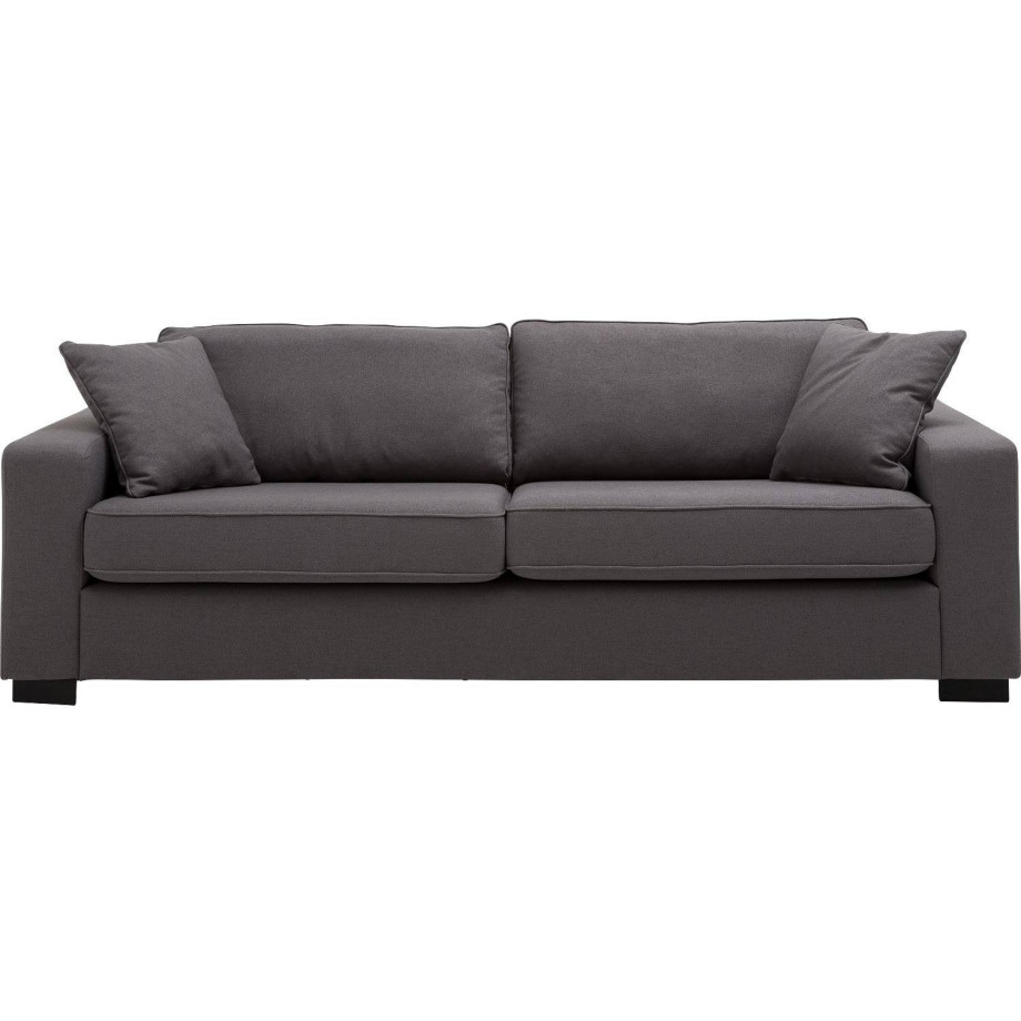 Goossens Bank Timo grijs, stof, 2-zits, stijlvol landelijk Goossens Bank Timo grijs, stof, 2-zits, stijlvol landelijk afbeelding 1