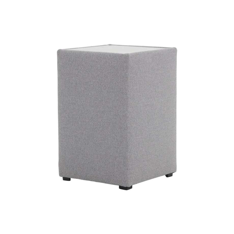 Goossens Hocker Dutch Comfort Line B, Hocker met glasplaat Goossens Hocker Dutch Comfort Line B, Hocker met glasplaat afbeelding 1