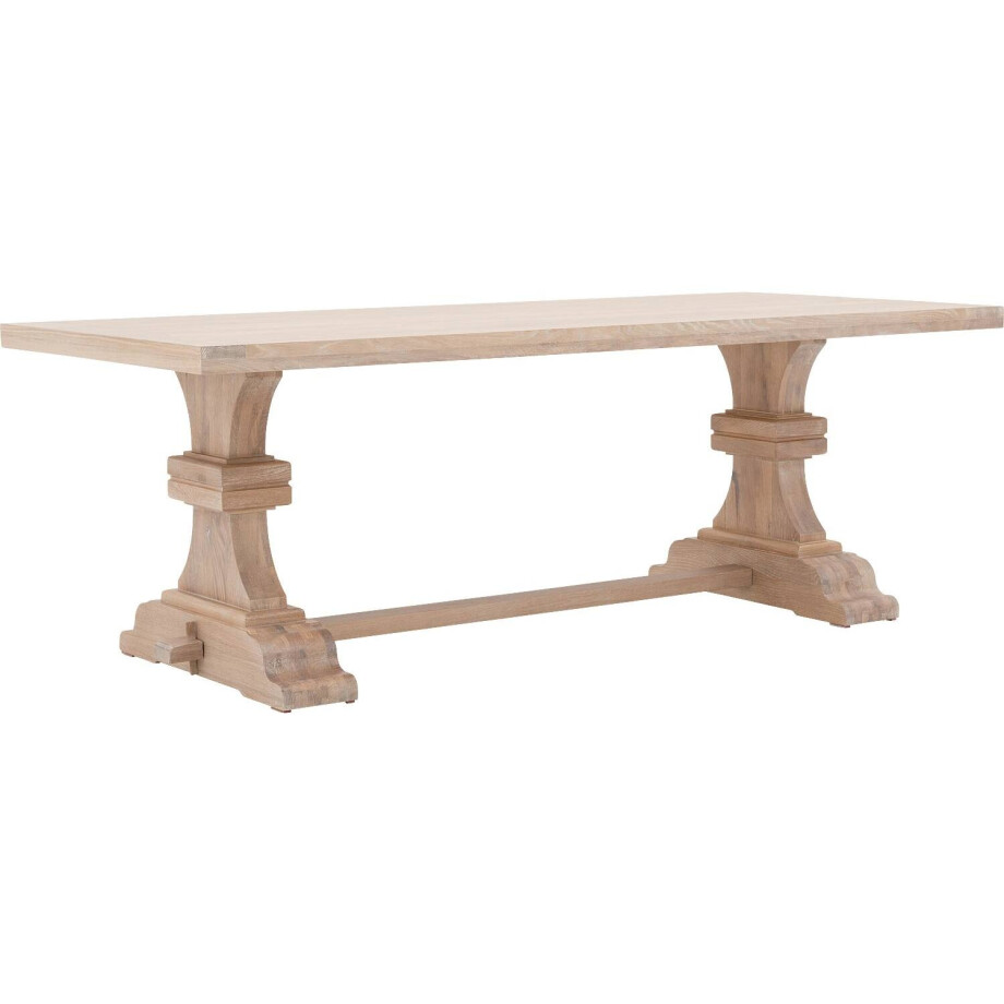 Goossens Eettafel Britain, Rechthoekig 280 x 100 cm (met derde poot) afbeelding 1