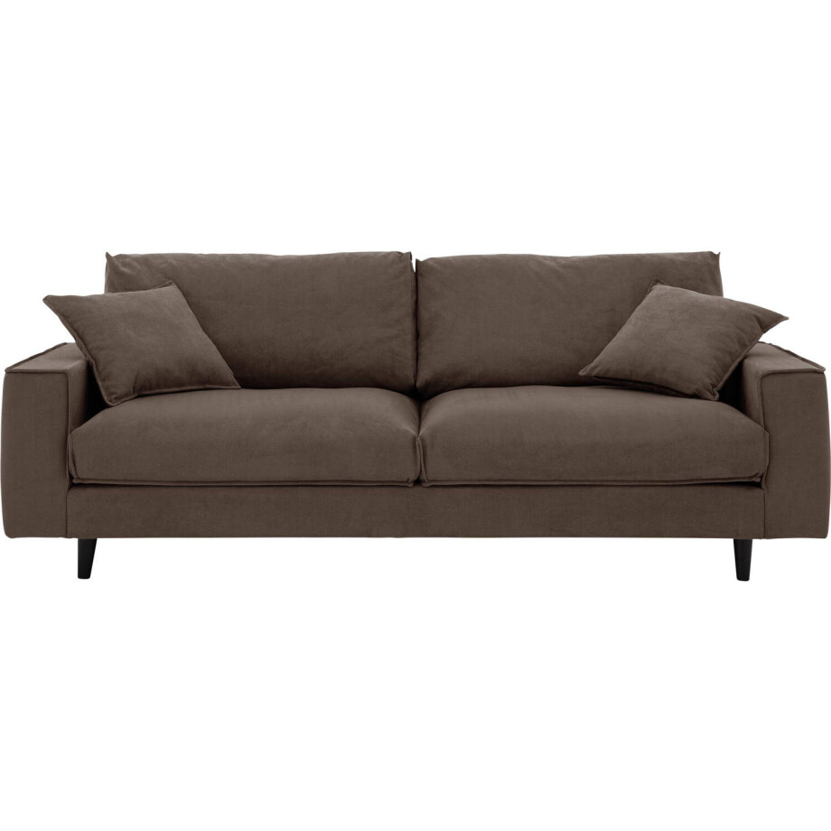 Goossens Bank Jonas grijs, stof, 3,5-zits, urban industrieel Goossens Bank Jonas grijs, stof, 3,5-zits, urban industrieel afbeelding 1