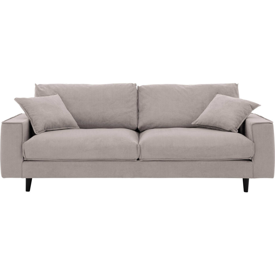 Goossens Bank Jonas beige, stof, 3,5-zits, urban industrieel Goossens Bank Jonas beige, stof, 3,5-zits, urban industrieel afbeelding 1