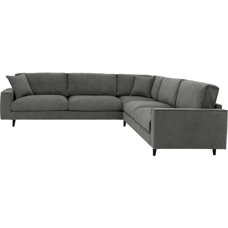 Goossens Bank Jonas grijs, stof, 3,5-zits, urban industrieel Goossens Bank Jonas grijs, stof, 3,5-zits, urban industrieel afbeelding 1