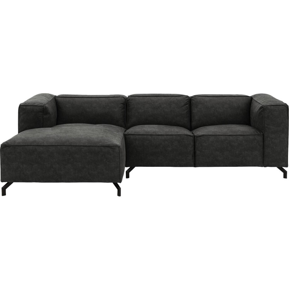 Goossens Bank Calvin grijs, micro leer, 2-zits, modern design afbeelding 1