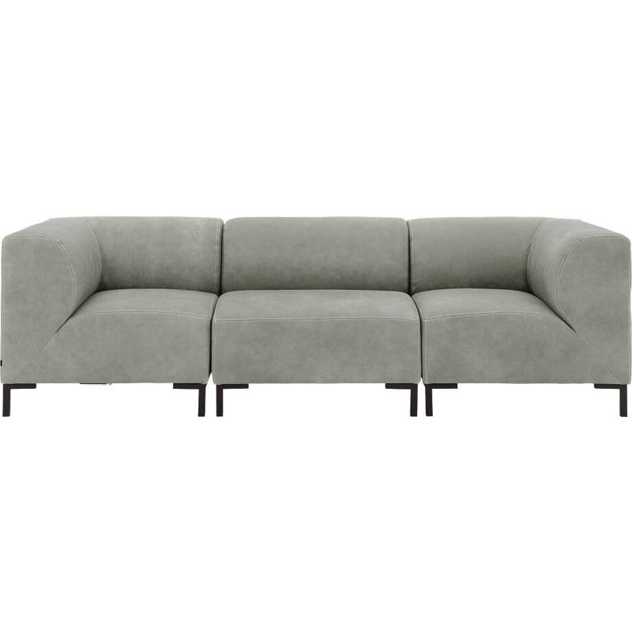 Goossens Excellent Bank Marshall groen, leer, 1,5-zits, urban industrieel Goossens Excellent Bank Marshall groen, leer, 1,5-zits, urban industrieel afbeelding 1