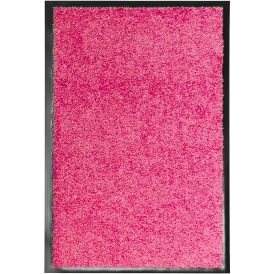 vidaXL - Deurmat - wasbaar - 40x60 - cm - roze afbeelding 1