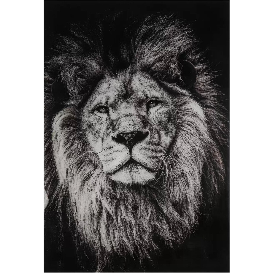 Schilderij Sarabi glas zwart 120cm Schilderij Sarabi glas zwart 120cm afbeelding 1