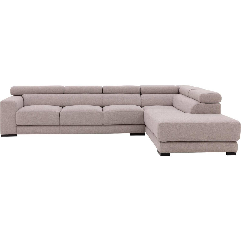 Goossens Bank Nora lichtgrijs, stof, 3-zits, stijlvol landelijk met ligelement rechts Goossens Bank Nora lichtgrijs, stof, 3-zits, stijlvol landelijk met ligelement rechts afbeelding 1