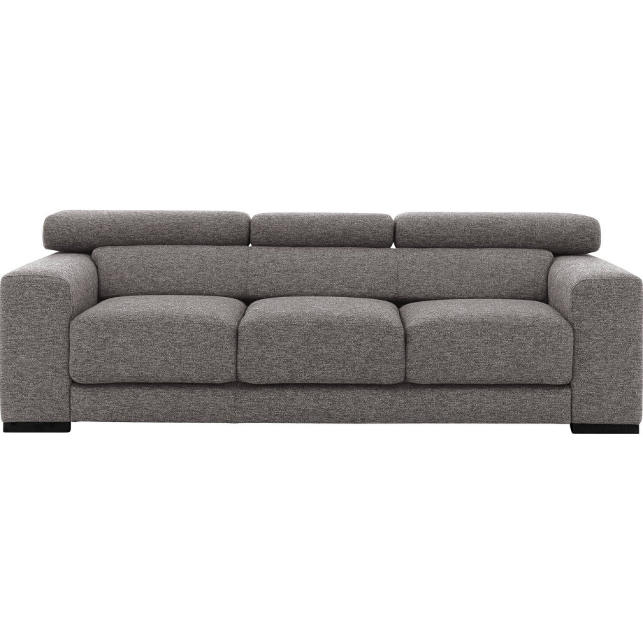 Goossens Bank Nora grijs, stof, 3-zits, stijlvol landelijk Goossens Bank Nora grijs, stof, 3-zits, stijlvol landelijk afbeelding 1