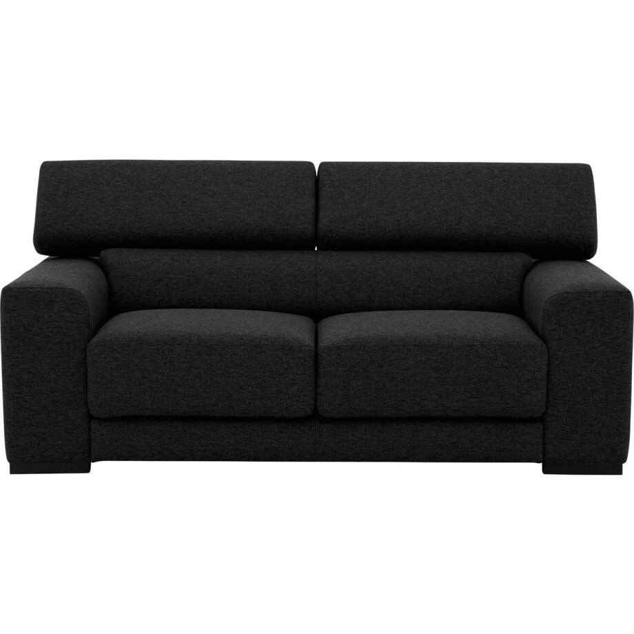 Goossens Bank Nora donkergrijs, stof, 2-zits, stijlvol landelijk Goossens Bank Nora donkergrijs, stof, 2-zits, stijlvol landelijk afbeelding 1