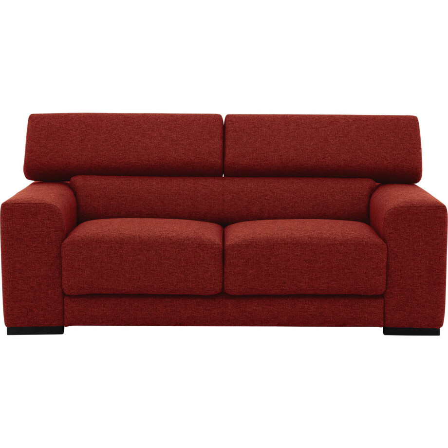 Goossens Bank Nora rood, stof, 2-zits, stijlvol landelijk Goossens Bank Nora rood, stof, 2-zits, stijlvol landelijk afbeelding 1