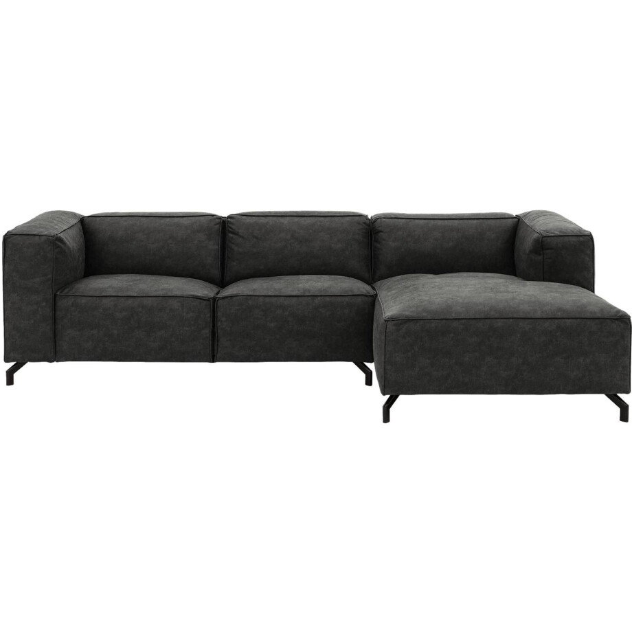 Goossens Bank Calvin grijs, micro leer, 2,5-zits, modern design afbeelding 1