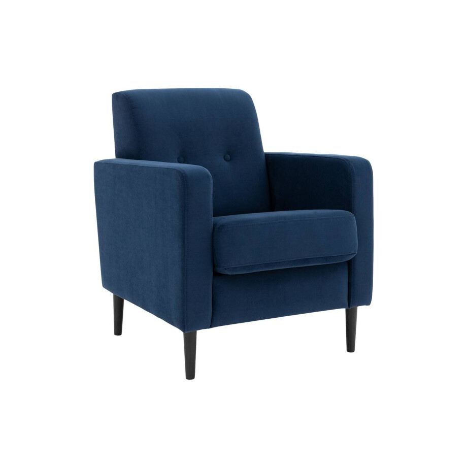 Goossens Fauteuil Hipp, Fauteuil 2 knopen in de rug Goossens Fauteuil Hipp, Fauteuil 2 knopen in de rug afbeelding 1