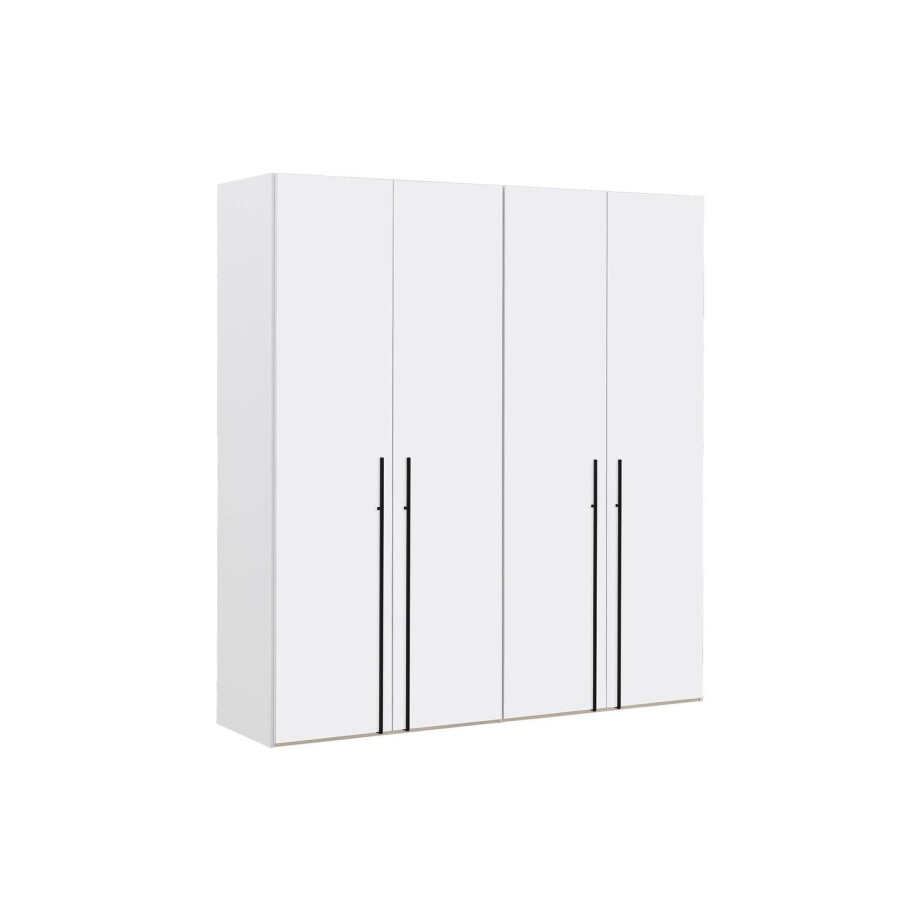 Goossens Kledingkast Easy Storage Ddk, Kledingkast 203 cm breed, 220 cm hoog, 4x draaideur afbeelding 1