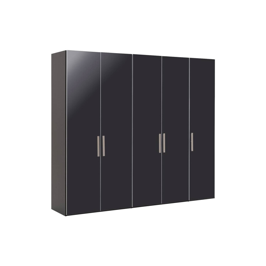 Goossens Kledingkast Easy Storage Ddk, Kledingkast 253 cm breed, 220 cm hoog, 5x draaideur Goossens Kledingkast Easy Storage Ddk, Kledingkast 253 cm breed, 220 cm hoog, 5x draaideur afbeelding 1
