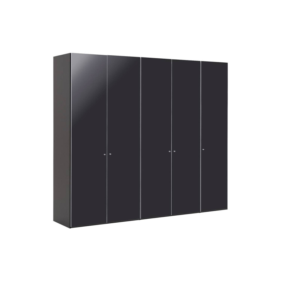 Goossens Kledingkast Easy Storage Ddk, Kledingkast 253 cm breed, 220 cm hoog, 5x draaideur afbeelding 1
