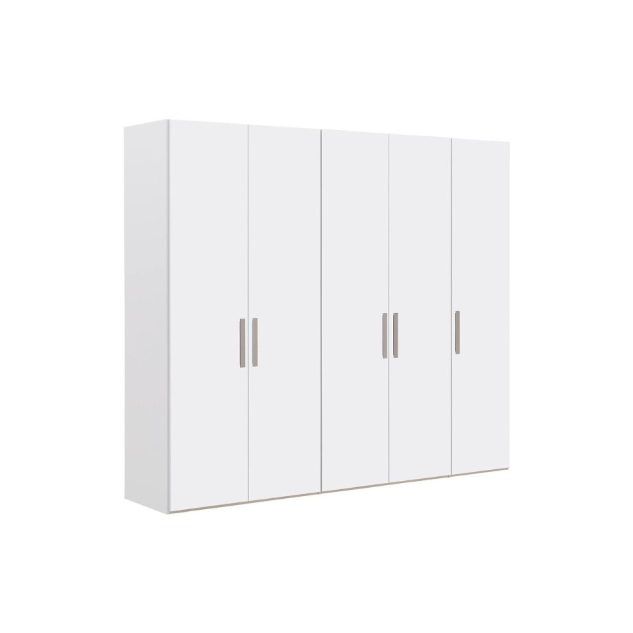 Goossens Kledingkast Easy Storage Ddk, Kledingkast 253 cm breed, 220 cm hoog, 5x draaideur Goossens Kledingkast Easy Storage Ddk, Kledingkast 253 cm breed, 220 cm hoog, 5x draaideur afbeelding 1