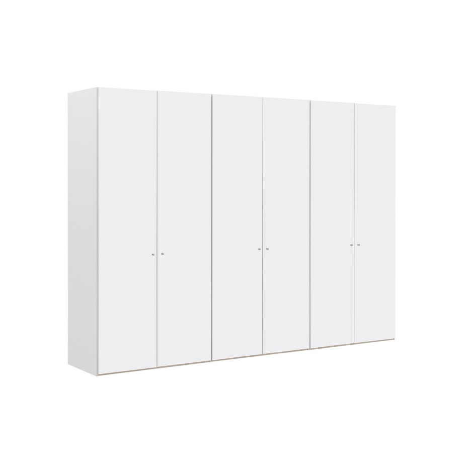 Goossens Kledingkast Easy Storage Ddk, Kledingkast 304 cm breed, 220 cm hoog, 6x draaideur Goossens Kledingkast Easy Storage Ddk, Kledingkast 304 cm breed, 220 cm hoog, 6x draaideur afbeelding 1