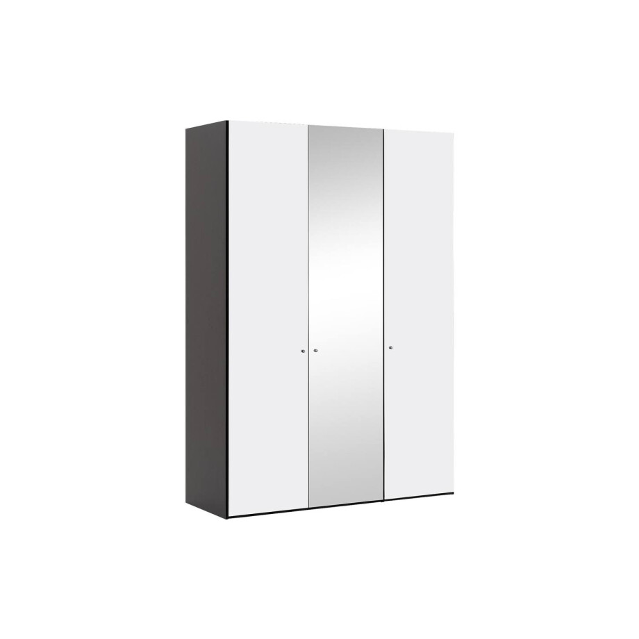 Goossens Kledingkast Easy Storage Ddk, Kledingkast 153 cm breed, 220 cm hoog, 2x draaideur en 1x spiegel draaideur midden Goossens Kledingkast Easy Storage Ddk, Kledingkast 153 cm breed, 220 cm hoog, 2x draaideur en 1x spiegel draaideur midden afbeelding 1