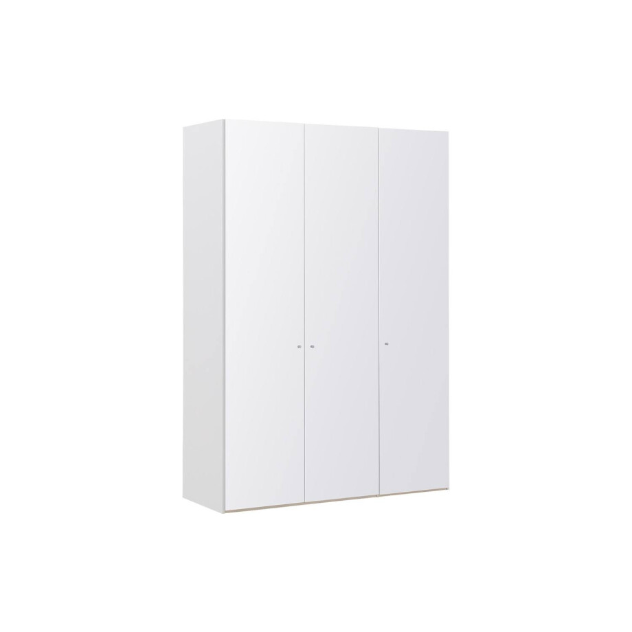 Goossens Kledingkast Easy Storage Ddk, Kledingkast 153 cm breed, 220 cm hoog, 3x glas draaideur afbeelding 1