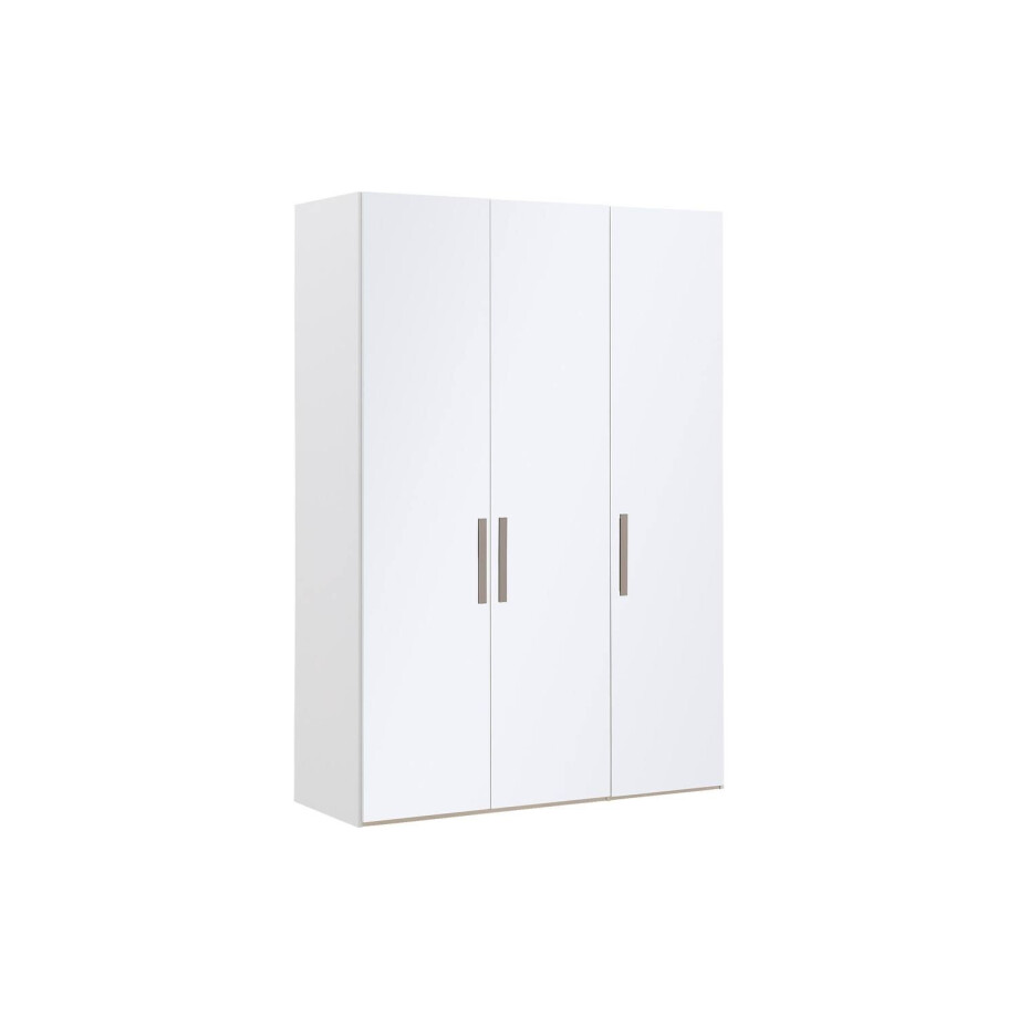 Goossens Kledingkast Easy Storage Ddk, Kledingkast 153 cm breed, 220 cm hoog, 3x glas draaideur afbeelding 1