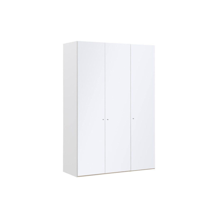 Goossens Kledingkast Easy Storage Ddk, Kledingkast 153 cm breed, 220 cm hoog, 3x glas draaideur afbeelding 1