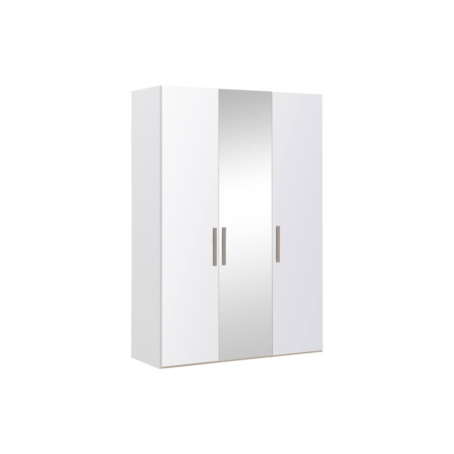 Goossens Kledingkast Easy Storage Ddk, Kledingkast 153 cm breed, 220 cm hoog, 2x glas draaideur en 1x spiegel draaideur midden Goossens Kledingkast Easy Storage Ddk, Kledingkast 153 cm breed, 220 cm hoog, 2x glas draaideur en 1x spiegel draaideur midden afbeelding 1