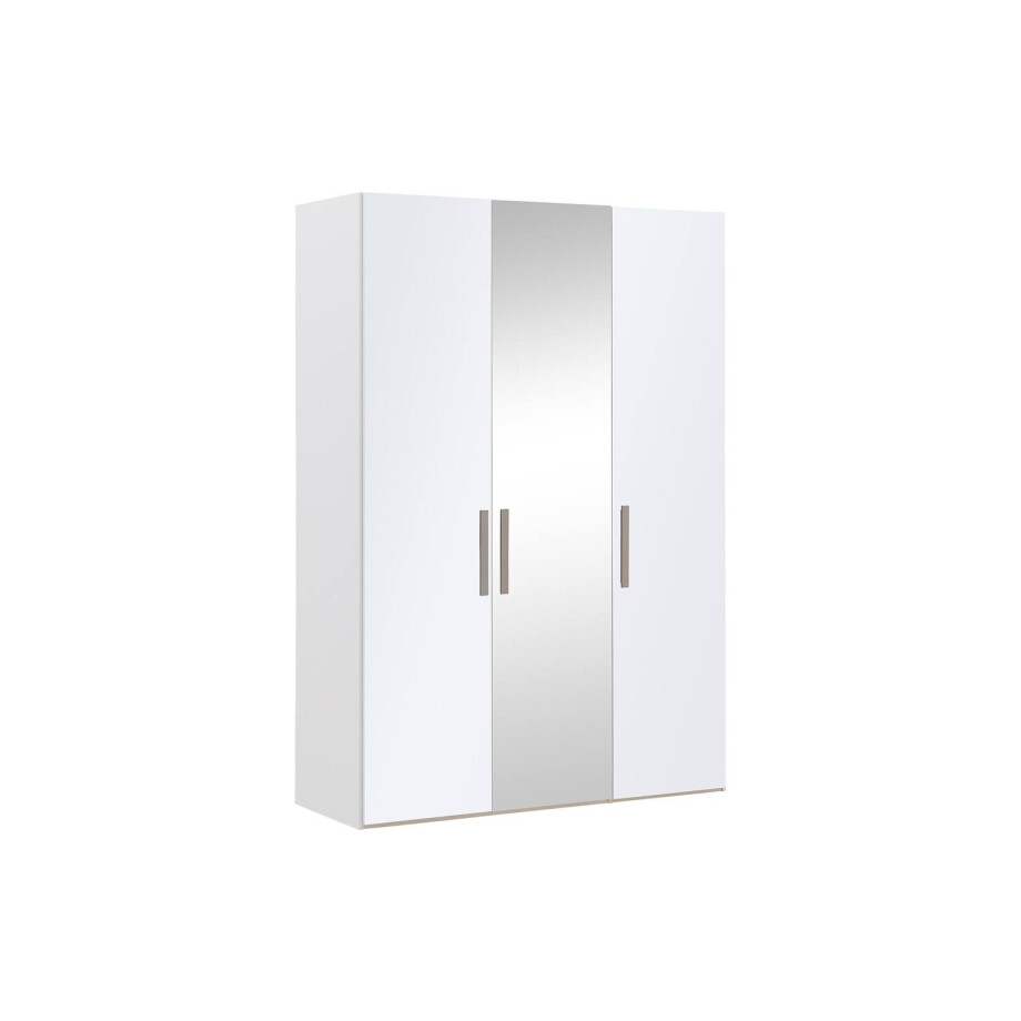 Goossens Kledingkast Easy Storage Ddk, Kledingkast 153 cm breed, 220 cm hoog, 2x glas draaideur en 1x spiegel draaideur midden Goossens Kledingkast Easy Storage Ddk, Kledingkast 153 cm breed, 220 cm hoog, 2x glas draaideur en 1x spiegel draaideur midden afbeelding 1