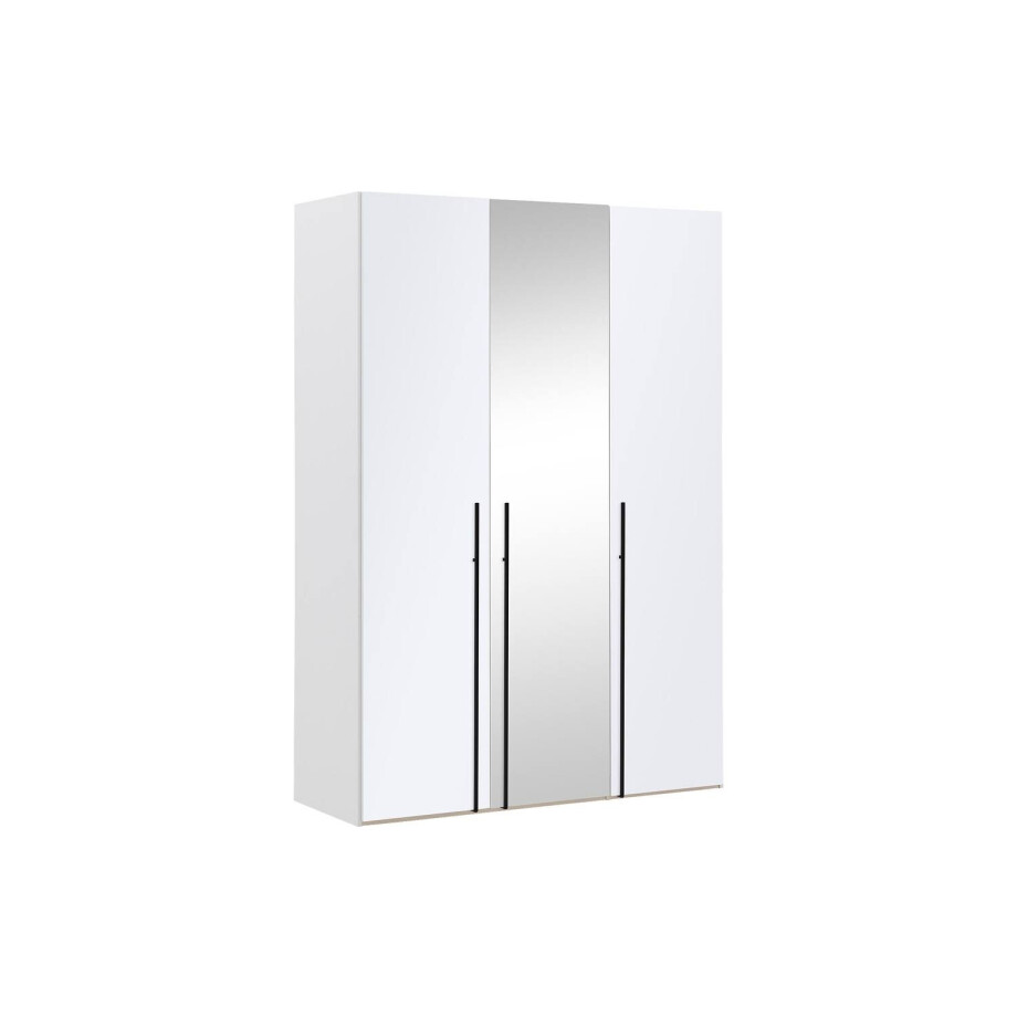 Goossens Kledingkast Easy Storage Ddk, Kledingkast 153 cm breed, 220 cm hoog, 2x glas draaideur en 1x spiegel draaideur midden Goossens Kledingkast Easy Storage Ddk, Kledingkast 153 cm breed, 220 cm hoog, 2x glas draaideur en 1x spiegel draaideur midden afbeelding 1