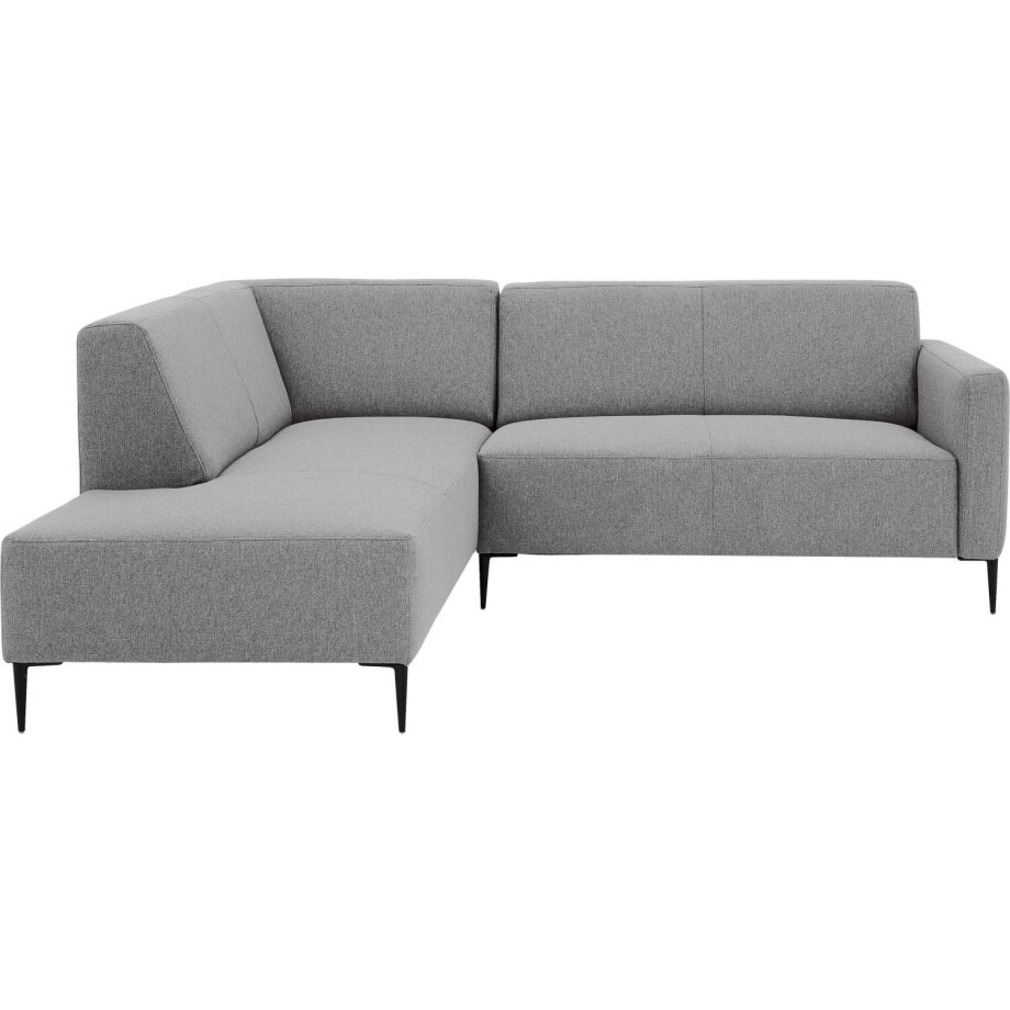 Goossens Bank Key West lichtgrijs, stof, 2-zits, modern design met ligelement links Goossens Bank Key West lichtgrijs, stof, 2-zits, modern design met ligelement links afbeelding 1