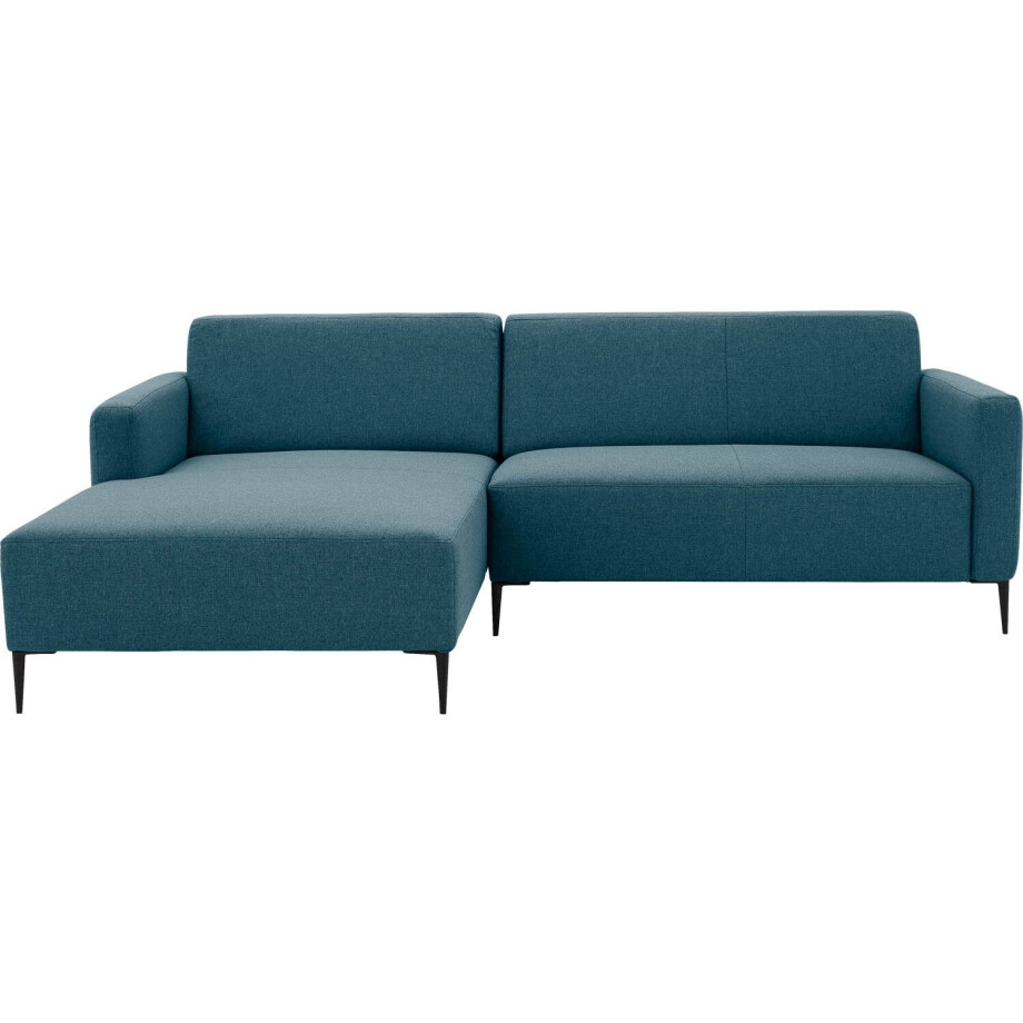 Goossens Bank Key West blauw, stof, 2-zits, modern design afbeelding 1