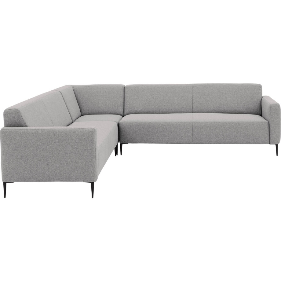 Goossens Bank Key West lichtgrijs, stof, 3-zits, modern design Goossens Bank Key West lichtgrijs, stof, 3-zits, modern design afbeelding 1