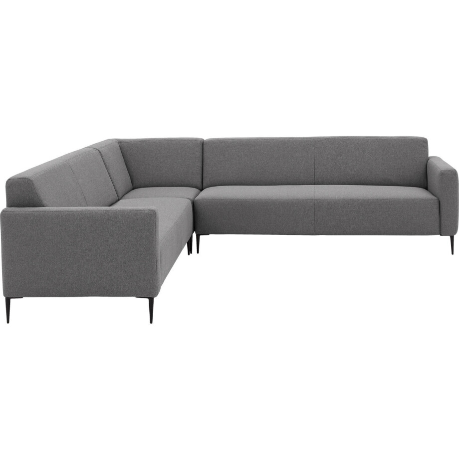 Goossens Bank Key West grijs, stof, 3-zits, modern design Goossens Bank Key West grijs, stof, 3-zits, modern design afbeelding 1