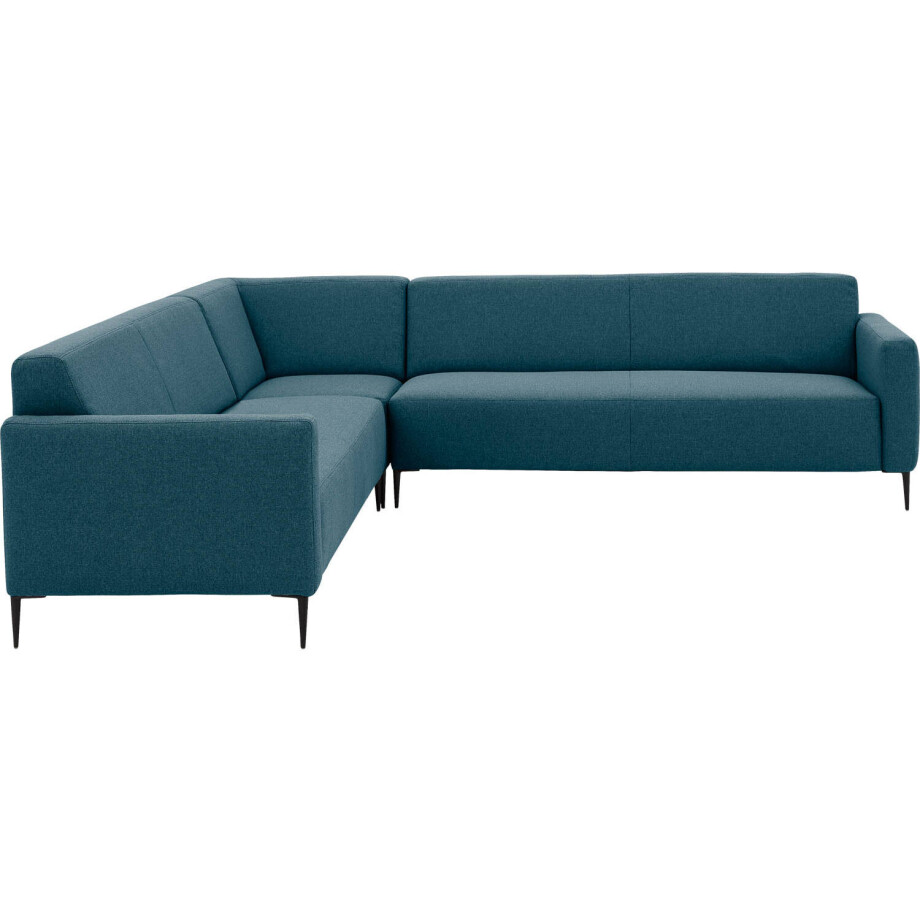 Goossens Bank Key West blauw, stof, 3-zits, modern design Goossens Bank Key West blauw, stof, 3-zits, modern design afbeelding 1