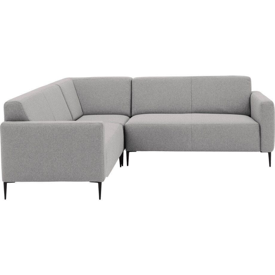 Goossens Bank Key West lichtgrijs, stof, 2-zits, modern design afbeelding 1