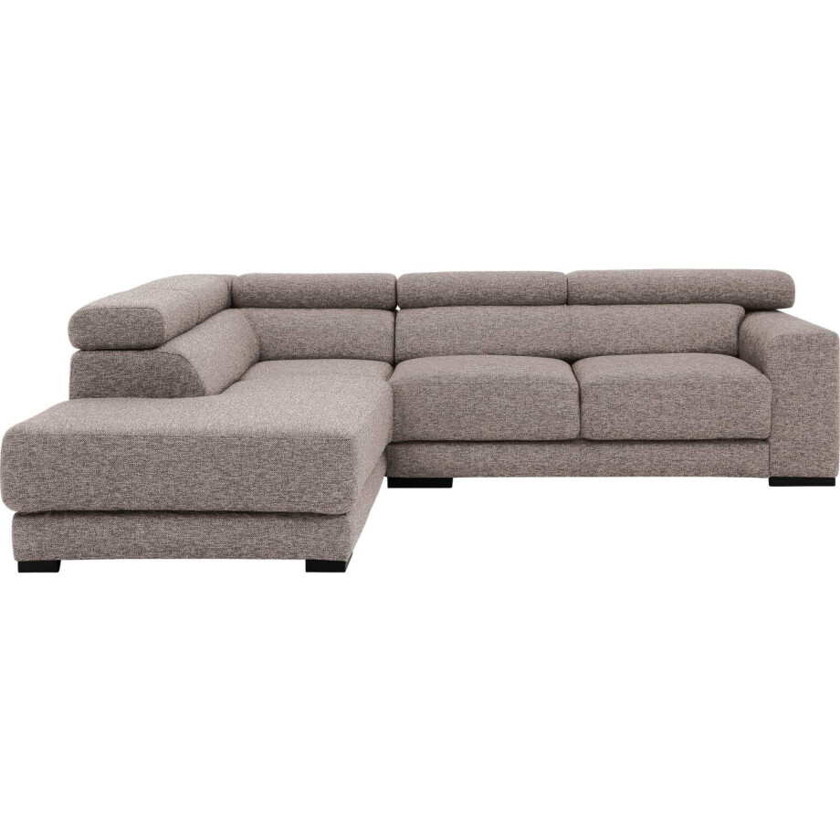 Goossens Bank Nora lichtgrijs, stof, 2-zits, stijlvol landelijk met ligelement links Goossens Bank Nora lichtgrijs, stof, 2-zits, stijlvol landelijk met ligelement links afbeelding 1