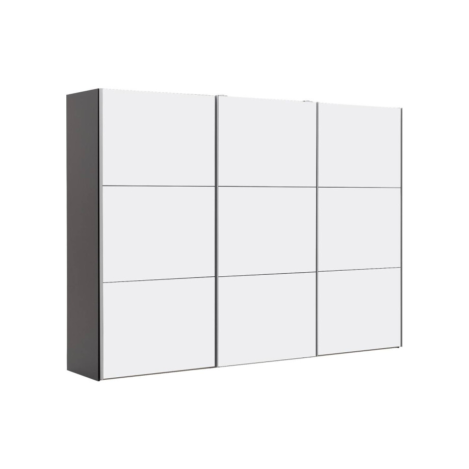 Goossens Kledingkast Easy Storage Sdk, 303 cm breed, 220 cm hoog, 3x 3 paneel schuifdeuren Goossens Kledingkast Easy Storage Sdk, 303 cm breed, 220 cm hoog, 3x 3 paneel schuifdeuren afbeelding 1