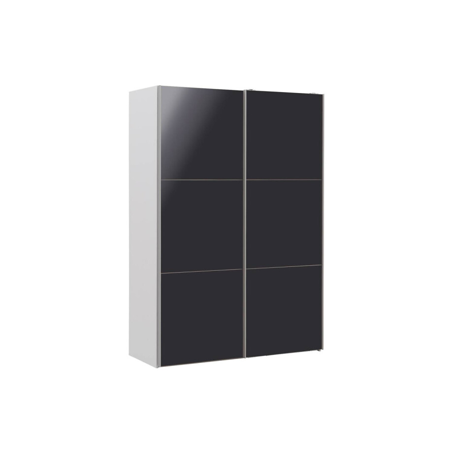 Goossens Kledingkast Easy Storage Sdk, 153 cm breed, 220 cm hoog, 2x 3 paneel schuifdeuren afbeelding 1