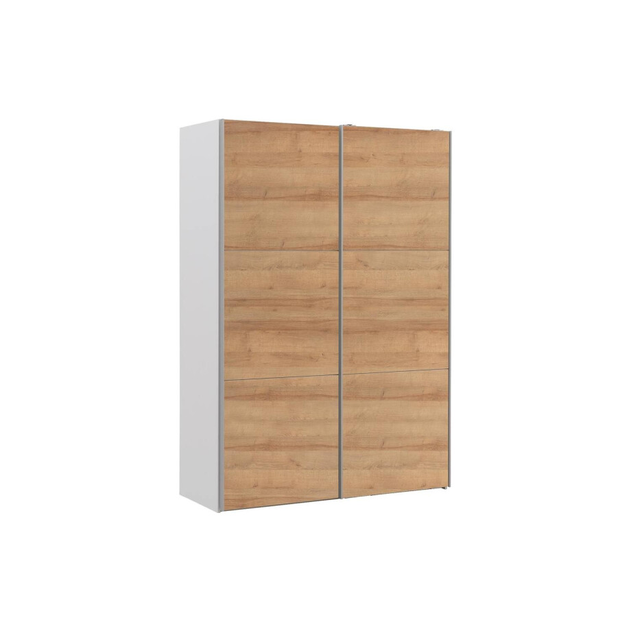 Goossens Kledingkast Easy Storage Sdk, 153 cm breed, 220 cm hoog, 2x 3 paneel schuifdeuren Goossens Kledingkast Easy Storage Sdk, 153 cm breed, 220 cm hoog, 2x 3 paneel schuifdeuren afbeelding 1
