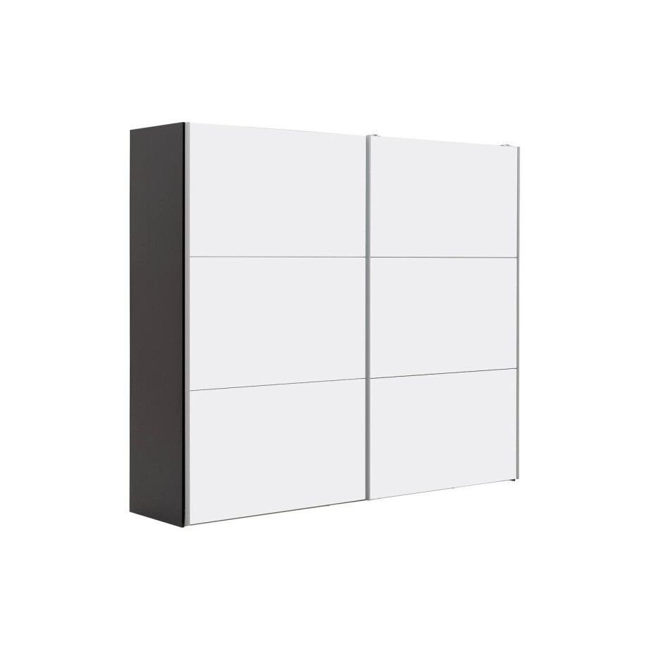 Goossens Kledingkast Easy Storage Sdk, 253 cm breed, 220 cm hoog, 2x 3 paneel schuifdeuren afbeelding 1
