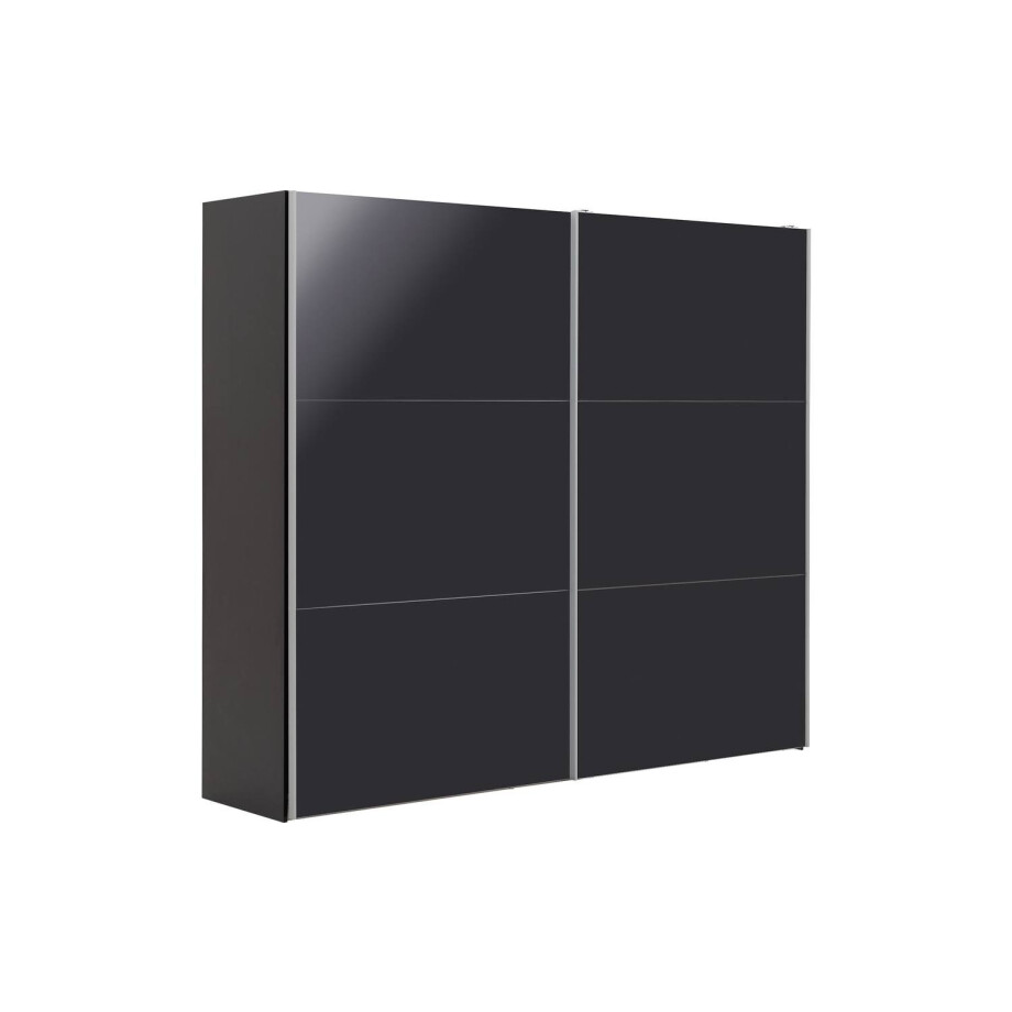 Goossens Kledingkast Easy Storage Sdk, 253 cm breed, 220 cm hoog, 2x 3 paneel schuifdeuren afbeelding 1