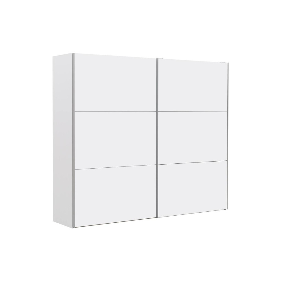 Goossens Kledingkast Easy Storage Sdk, 253 cm breed, 220 cm hoog, 2x 3 paneel schuifdeuren afbeelding 1