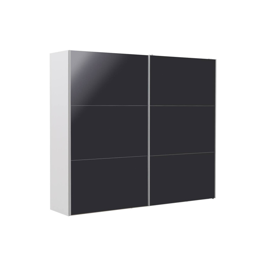 Goossens Kledingkast Easy Storage Sdk, 253 cm breed, 220 cm hoog, 2x 3 paneel schuifdeuren afbeelding 1